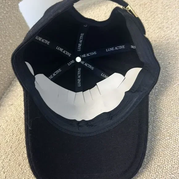 LUNE Davey Wool Logo Baseball Cap Dark Navy Blue New LUNE Davey Wool Logo Baseball Cap Dark Navy Blue New main image 3